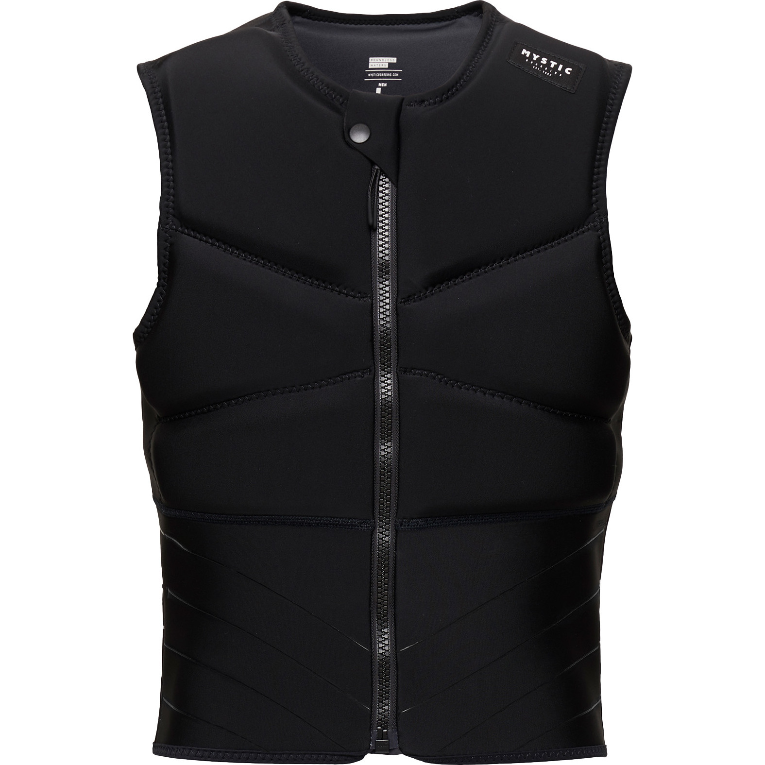 2026 Mystic Herre Block Front Zip Impact Vest 35005.230212 - Black